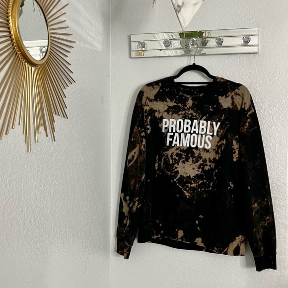 One of a Kind Splatter Tye Dye with black base size Medium - Picture 9 of 11